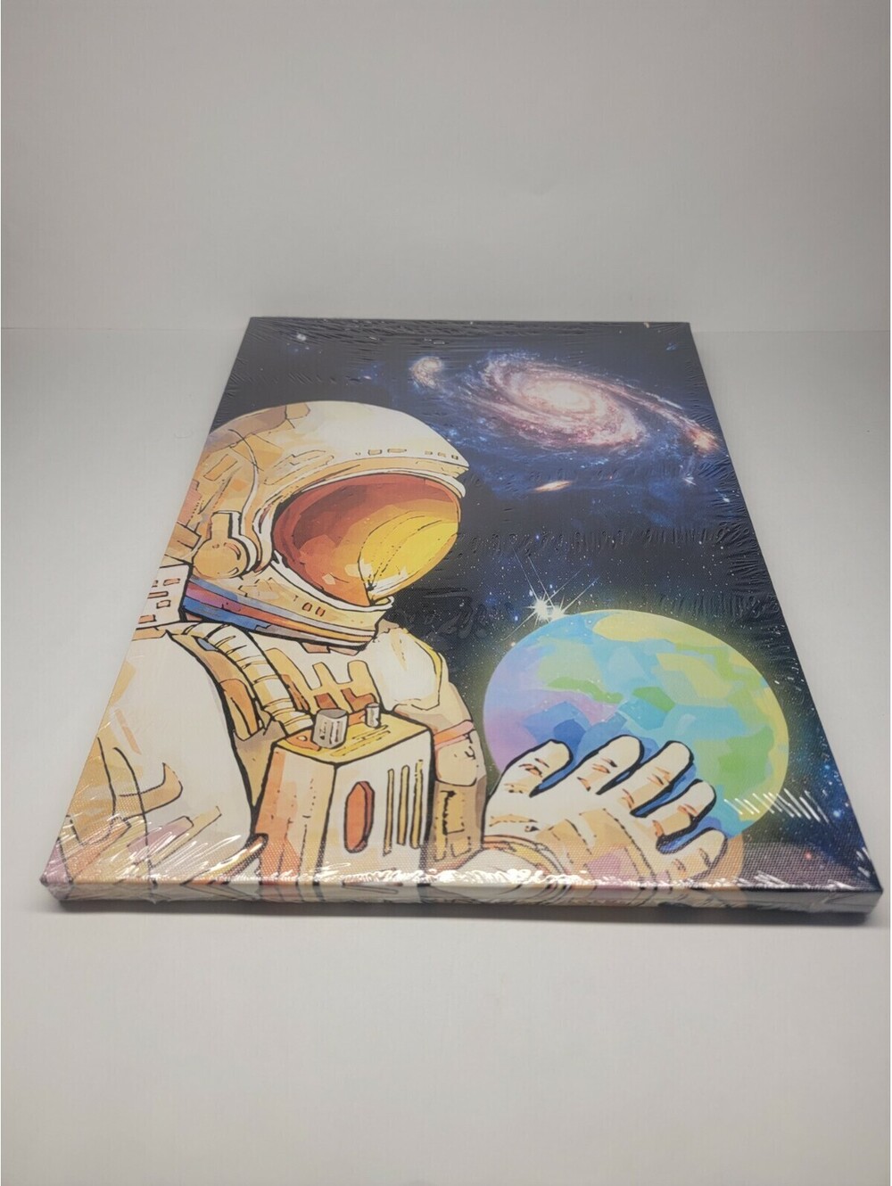 Astronaut Earth Canvas Hanging Wall Decor